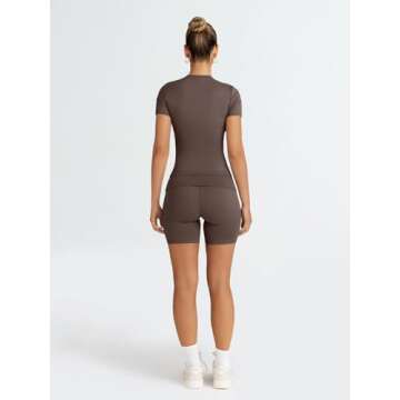 Trendy Queen 2 Piece Summer Workout Set for Women