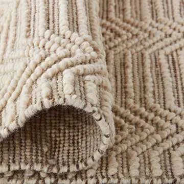 Stylish Rivet Modern Textured Area Rug 5x8 for Home