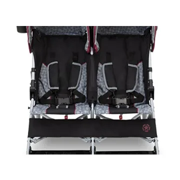 Jeep Scout Double Stroller, Lunar Burgundy