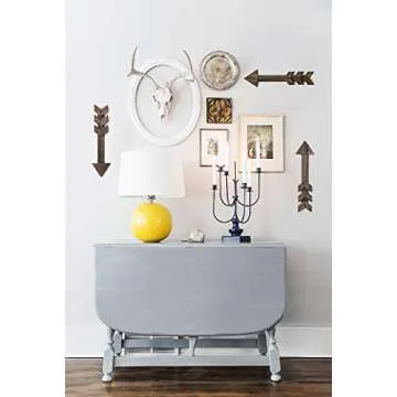 Dahey Rustic Wood Arrow Sign Wall Decor, 15" X 4" Farmhouse Wall Mount Barnwood Decoration for Home or Wedding, Set of 3, Brown,Medium