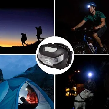 Lepro LED Headlamp - Rechargeable, Super Bright & Waterproof
