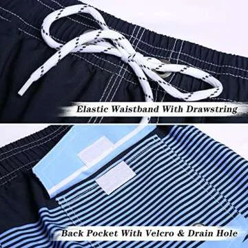 ELETOP Men’s Swim Trunks Quick Dry Beach Swimwear
