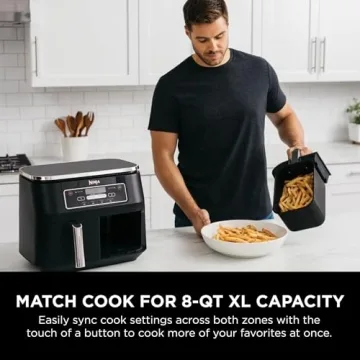 Ninja Foodi Dual Basket Air Fryer – Cook Two Foods at Once