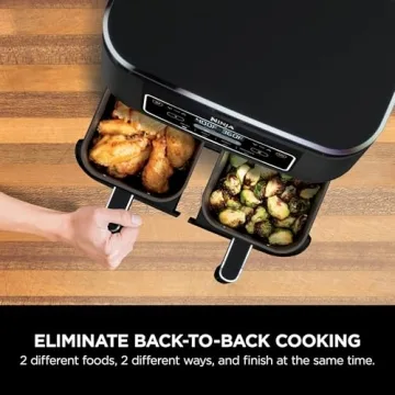 Ninja Foodi Dual Basket Air Fryer – Cook Two Foods at Once