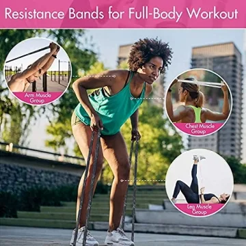 MKAS Fabric Resistance Bands 3 Pack Full Body Workout