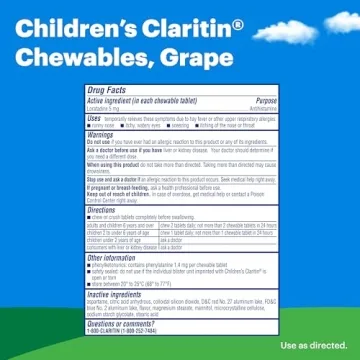Claritin Children's Chewables – Fast Allergy Relief