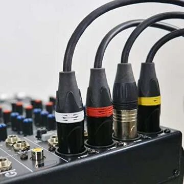 Vitrius Cables XLR Cable 50 Ft for Pro Audio Gear