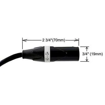 Vitrius Cables XLR Cable 50 Ft for Pro Audio Gear