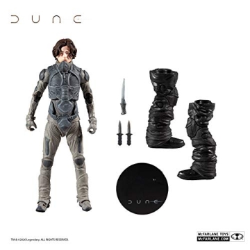 McFarlane Toys Dune Paul Atreides 7-inch Action Figure with Build-A Rabban