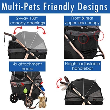 HPZ Pet Rover Titan-HD Premium Pet Stroller SUV