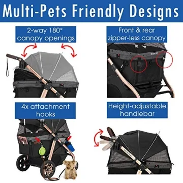 HPZ Pet Rover Titan-HD Premium Pet Stroller SUV