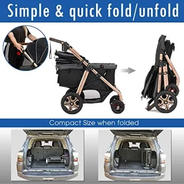 HPZ Pet Rover Titan-HD Premium Pet Stroller SUV