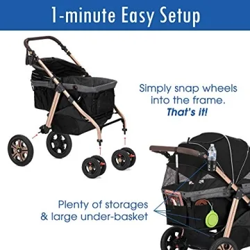 HPZ Pet Rover Titan-HD Premium Pet Stroller SUV