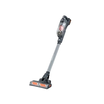 BLACK+DECKER POWERSERIES+ 20V MAX Cordless Stick Vacuum with LED Floor Lights, Lightweight, Removable Battery (BHFEA18D1)