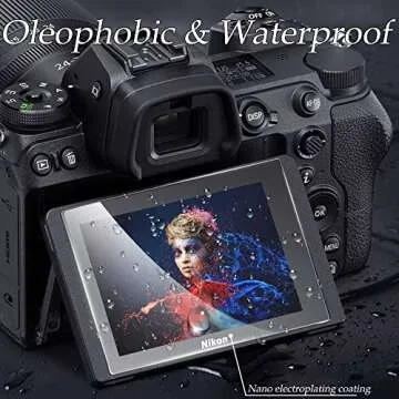 ZLMC screen protector for Canon EOS M50 Mark II, 0.3mm 9H hardness scratch resistant tempered glass screen protector, compatible with Canon EOS M50 M50 Mark ii [3Pack]