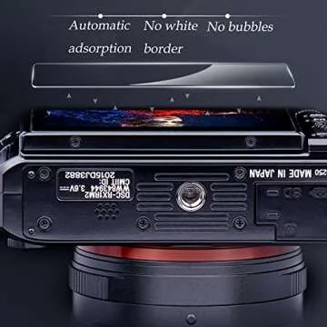 ZLMC screen protector for Canon EOS M50 Mark II, 0.3mm 9H hardness scratch resistant tempered glass screen protector, compatible with Canon EOS M50 M50 Mark ii [3Pack]