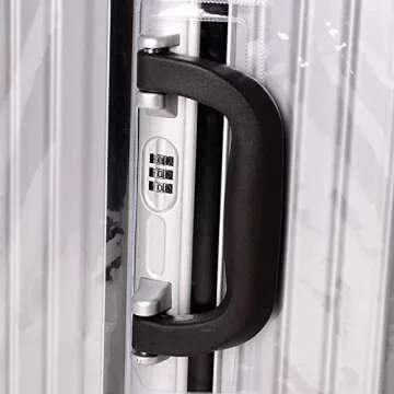 Myasrelae Luggage Protector Suitcase Cover PVC Waterproof Travel Suitcase Fits Most 20" to 30"(20") (22" (15.0" L x 10.2" W x 21.7" H))