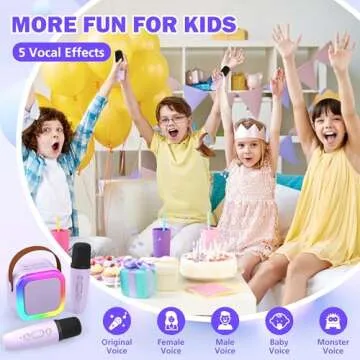 Koolcover Mini Karaoke Machine for Kids and Adults