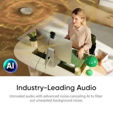 Insta360 Link 2C 4K Webcam with AI Noise-Canceling Mic