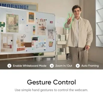 Insta360 Link 2C 4K Webcam with AI Noise-Canceling Mic