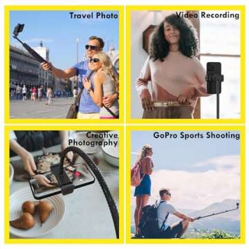 Aureday Flexible Phone Tripod with Gooseneck and Remote