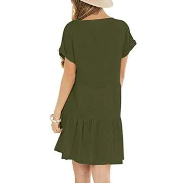 Berryou Casual Pocket T-Shirt Dress for All Occasions