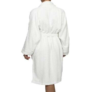 Luxurious Egyptian Cotton Bathrobe - Unisex Spa Quality