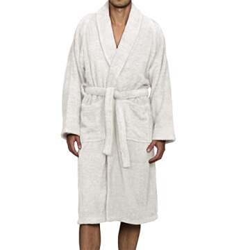 Luxurious Egyptian Cotton Bathrobe - Unisex Spa Quality