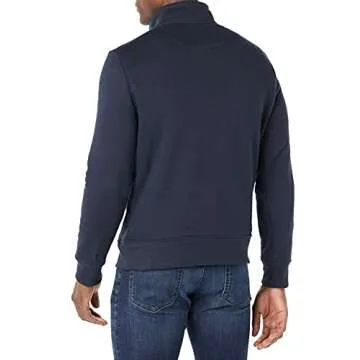 Amazon Essentials Men's Long-Sleeve Quarter-Zip Fleece Sweatshirt, Navy, X-Large