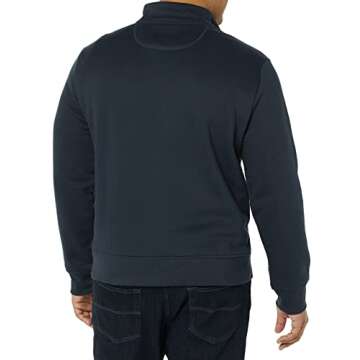 Amazon Essentials Men's Long-Sleeve Quarter-Zip Fleece Sweatshirt, Navy, X-Large