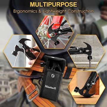 Hinshark Multitool Hammer Christmas Gift for Men