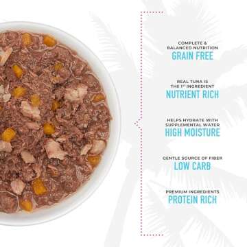 Tiki Cat Aloha Friends Variety Pack, Seafood Flavors with Pumpkin, Wet, High-Protein & High-Moisture Cat Food, For All Life Stages, 3 oz. Pouch (Case of 12)