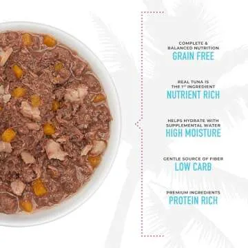 Tiki Cat Aloha Friends Variety Pack, Seafood Flavors with Pumpkin, Wet, High-Protein & High-Moisture Cat Food, For All Life Stages, 3 oz. Pouch (Case of 12)