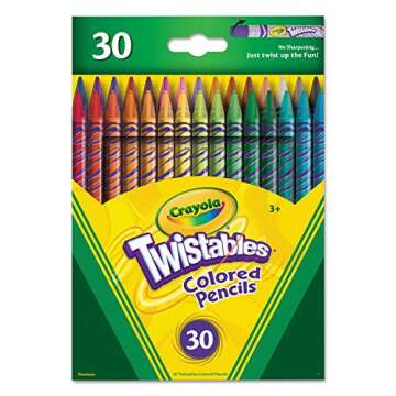Crayola Twistables Colored Pencils Pack of 30 [Pack of 2 ]