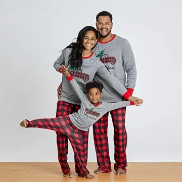 Family Christmas Pajama Sets with Pet Bandana