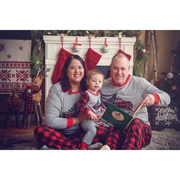 Family Christmas Pajama Sets with Pet Bandana