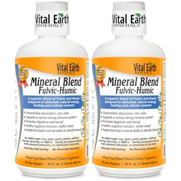 Fulvic Humic Mineral Blend Liquid - Health Booster 2-Pack