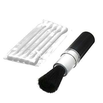 LS Photography Camera Lens Filter Cleaning Bundle Kit, Hard Shell Carry Case, Air Blower, Brush Pen, Cleaning Cloth, Liquid Cleaning Agent, Lipstick Brush, Wipe Tissue Pack, Photo Studio, LGG532