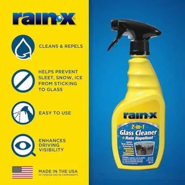 Rain-X 2-in-1 Glass Cleaner with Rain Repellent 23 oz