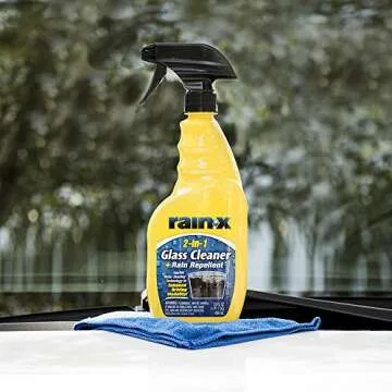Rain-X 2-in-1 Glass Cleaner with Rain Repellent 23 oz