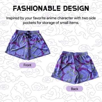 Anime Mesh Shorts - Comfortable Athletic Wear for Everyone