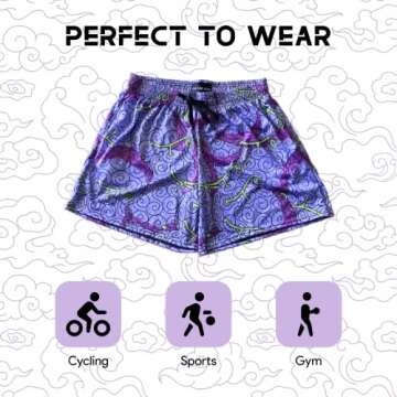 Anime Mesh Shorts - Comfortable Athletic Wear for Everyone