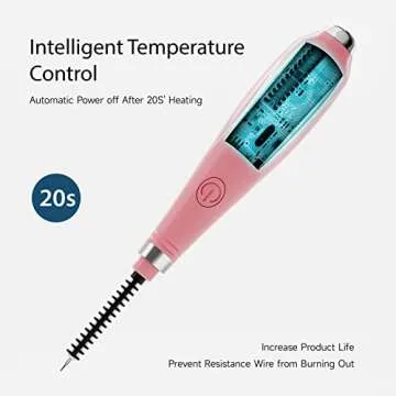 Etcokei USB Thread Burner Zap Tool, Rechargeable Beading Supplies for Jewelry Making Sewing Cutting Melting DIY Beadwork, Ideal for Finishing Bead Weaving & Stringing Projects (Patented)