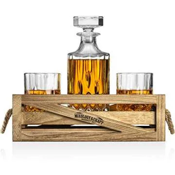Whiskey Stones Gift Set with Decanter and Glasses