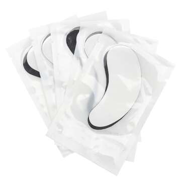 100 Pairs Hydrogel Under Eye Gel Patches for Lash Extensions