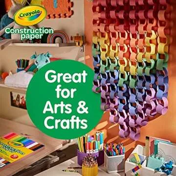 Crayola Construction Paper 240ct for Kids Arts and Crafts