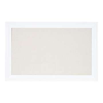 Elegant Kate and Laurel Whitley Modern Linen Fabric Pinboard, 29.5" x 45.5" for Chic Organization