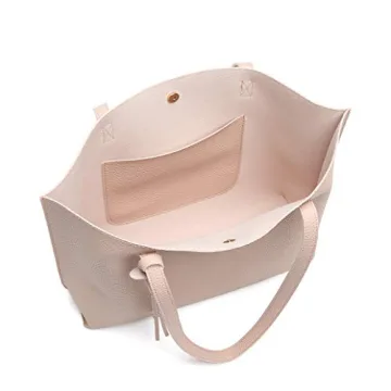 Dreubea Stylish Faux Leather Tote Bag for Women