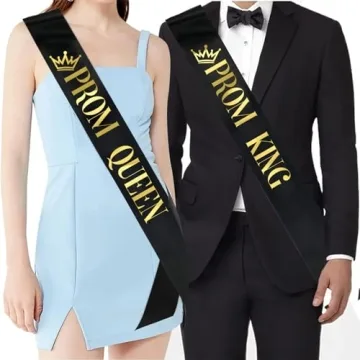 MUMUNN Prom King and Queen Sashes - Perfect for Graduation Parties!