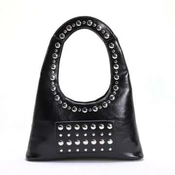 CUXVA Y2K Studded Shoulder Bag for Women - Fashionable & Durable